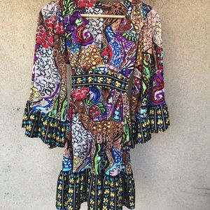 Betsey Johnson patterned party dress